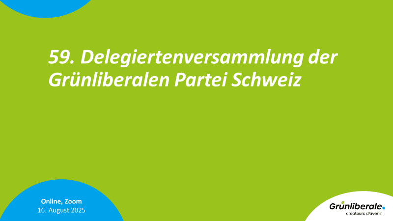GLP Delegiertenversammlung